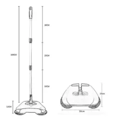 Online Handdriven Sopmaskin Kvast Sopskyffel Set