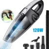 New Handhållen dammsugare bil dammsugare trådlös USB-laddning 120W stark motor