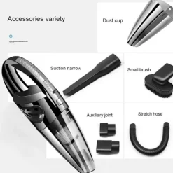 New Handhållen dammsugare bil dammsugare trådlös USB-laddning 120W stark motor