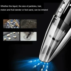 New Handhållen dammsugare bil dammsugare trådlös USB-laddning 120W stark motor