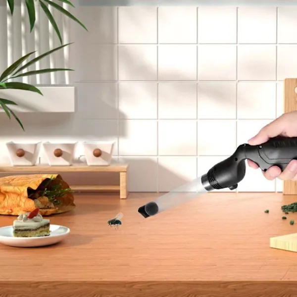 Outlet Handhållen dammsugare för insektsfångst för vuxna och barn - Insektsfälla med sugfunktion för bärfisar, skalbaggar, kackerlackor, myror black