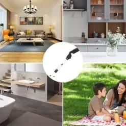 Outlet Handhållen dammsugare för insektsfångst för vuxna och barn - Insektsfälla med sugfunktion för bärfisar, skalbaggar, kackerlackor, myror black