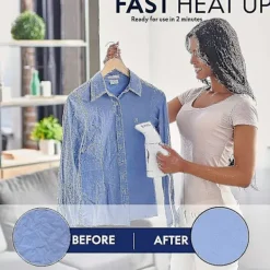 Handhållen Klädångare - Liten Klädångare - Handhållen Klädångare - Portabel Ångare - Resestrykjärn Ånggenerator - Vit (uk 220v)(bejoey)