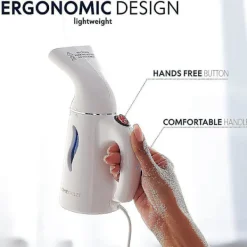 Handhållen Klädångare - Liten Klädångare - Handhållen Klädångare - Portabel Ångare - Resestrykjärn Ånggenerator - Vit (uk 220v)(bejoey)