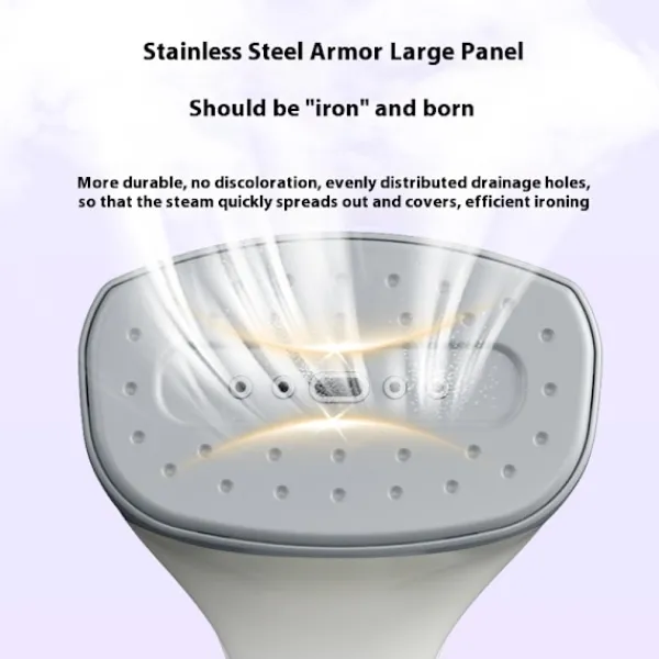 Handhållen Klädångare, 260 ml Stor Kapacitet, Tar Bort Skrynklor (Blå)