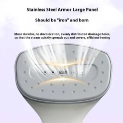 Outlet Handhållen Klädångare, 260 ml Stor Kapacitet, Tar Bort Skrynklor (Beige)