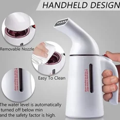 Best Handhållen Klädångare 240 ml Stor Kapacitet, Handhållen Klädångare För Hem Och Resa
