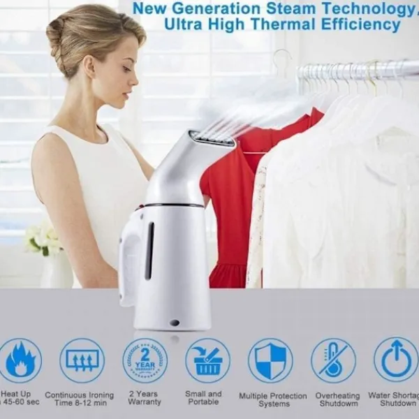 Best Handhållen Klädångare 240 ml Stor Kapacitet, Handhållen Klädångare För Hem Och Resa