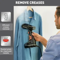 Clearance Handhållen Klädångare, Kraftfull Ångproduktion, Svart