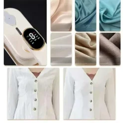 Handhållen klädångare, portabelt ångstrykjärn, digital roterande strykjärn för hemmet, ångstrykjärn