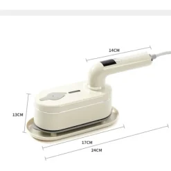 Handhållen klädångare, portabelt ångstrykjärn, digital roterande strykjärn för hemmet, ångstrykjärn