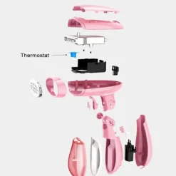 Best Handhållen Klädångare Vikbar Utgåva Bärbar Ångare för Kläder Säker Tygångjärn för Både Vertikal & Horisontell Klädhantering