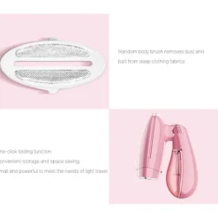 Best Handhållen Klädångare Vikbar Utgåva Bärbar Ångare för Kläder Säker Tygångjärn för Både Vertikal & Horisontell Klädhantering