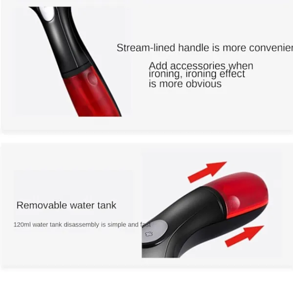 Sale Handhållen Klädångare 1500W, 15 Sekunders Snabb Uppvärmning För Hemmabruk och Resor (Blå)