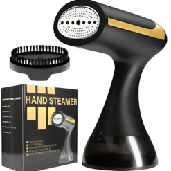 Clearance Handhållen Klädångare, 1500W Portabel Klädångare med 300ml Avtagbar Vattentank, Värme Black