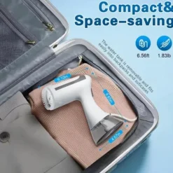 Sale Handhållen Klädångare, 1500W Portabel Klädångare med 300 ml Avtagbar Vattentank, Svart Värme