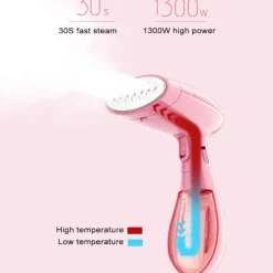 New Handhållen Klädstrykare Fällbar Edition Bärbar Ångstrykare för Kläder Säker Tyg Ångstrykare för Både Vertikal & Horisontell Klädhantering