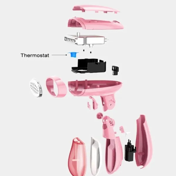 New Handhållen Klädstrykare Fällbar Edition Bärbar Ångstrykare för Kläder Säker Tyg Ångstrykare för Både Vertikal & Horisontell Klädhantering