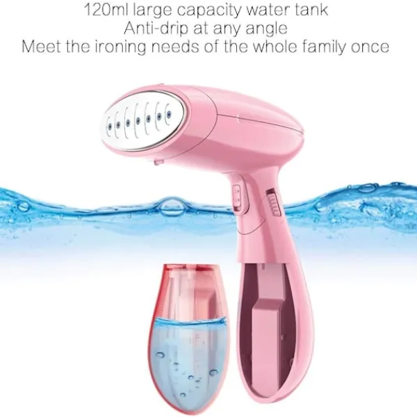 New Handhållen Klädstrykare Fällbar Edition Bärbar Ångstrykare för Kläder Säker Tyg Ångstrykare för Både Vertikal & Horisontell Klädhantering