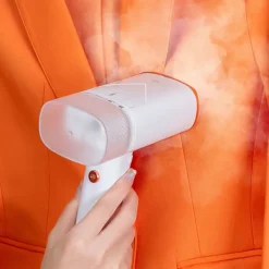 Outlet Handhållen Klädstrykjärn Bärbar Kraftfull Kompakt Tygrynkborttagare Strykmaskin för Kontor Resor Hem