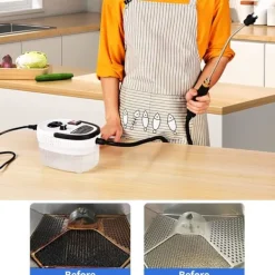 Sale Handhållen ångrengörare, Bärbar högtryckångrengörare, Genererar snabbt högtemperaturång under tryck för djuprengöring av kök