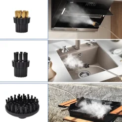 Sale Handhållen ångrengörare, Bärbar högtryckångrengörare, Genererar snabbt högtemperaturång under tryck för djuprengöring av kök