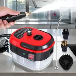 Discount Handhållen ångrengörare för möbler Ångrengörare 2500W Högtrycksångrengörare Flerfunktionell bärbar ångrengörare för hemmet, 6 växlar A