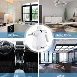 Discount Handhållen ångrengörare, tryckångrengörare för hem, soffa, kök, badrum, bil, golv, 10 i 1 klädselångrengörare med säkerhetslås