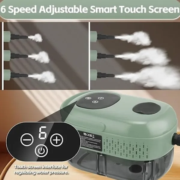 Online Handhållen ångrengörare 2500W – 6 ångnivåer, 3,0 BAR tryck, 1100ml vattentank för djuprengöring i hemmet White