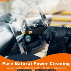 Sale Handhållen ångrengörare, 2500W högtrycksånga för renare, ångrengörare för hemmabruk med 1500 ml stor kapacitet, bred mun, ångrengörare för Uph