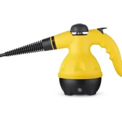 Sale Handhållen ångrengörare, 1000W mångsidig trycksatt kemikaliefri ångare med tillbehör, för hem, bil, uteplats, kök