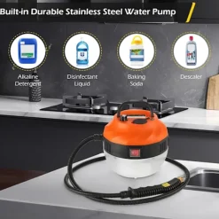 Discount Handhållen ångrengörare 2500W ångrengörare för rengöring Bärbar högtryckstvätt 1,4L stor vattentank Elektrisk ångrengörare Cl