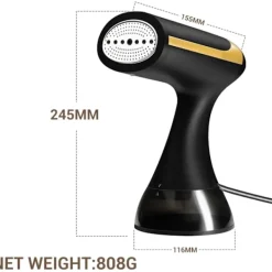 Outlet Handhållen Ångstrykare för Kläder - Klädångare - 1500W Bärbar Strykjärn med Ånga