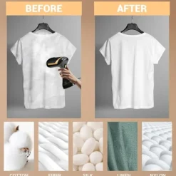 Outlet Handhållen Ångstrykare för Kläder - Klädångare - 1500W Bärbar Strykjärn med Ånga