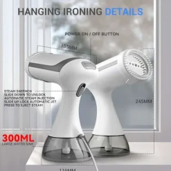 Sale Handhållen Ångstrykare för Kläder - Klädångare - 1500W Bärbar Strykjärn med Ånga