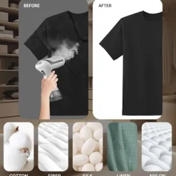 Sale Handhållen Ångstrykare för Kläder - Klädångare - 1500W Bärbar Strykjärn med Ånga