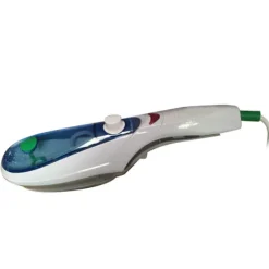 Discount Handhållen ångstrykjärn, bärbar elektrisk klädångstrykjärn för hem och resor, EU-kontakt 220V, blå