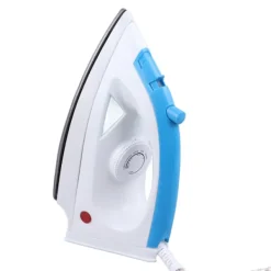 Handhållen Ångstrykjärn för Kläder Enkel Ånga Kompakt Strykjärn med Snabb Jämn Värme PTFE Sula 220‑240V EU-kontakt Blå Vit