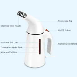 Clearance Handhållen Resestemare, Bärbar Handhållen Tyg Stemare Snabb Uppvärmning Kraftfull Reskläder Kläd Stemare med 150ml Kapacitet för Hemmet och Resor