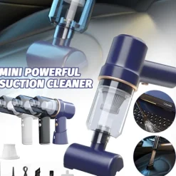 Best LBSS Handhållen Sladdlös Dammsugare med 3 Munstycken Elektrisk Dammblåsare För Hushåll Bilar Svart