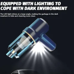 Best LBSS Handhållen Sladdlös Dammsugare med 3 Munstycken Elektrisk Dammblåsare För Hushåll Bilar Svart