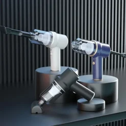 Best LBSS Handhållen Sladdlös Dammsugare med 3 Munstycken Elektrisk Dammblåsare För Hushåll Bilar Svart