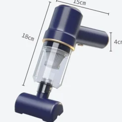Best LBSS Handhållen Sladdlös Dammsugare med 3 Munstycken Elektrisk Dammblåsare För Hushåll Bilar Svart