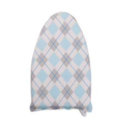 Outlet LBSS Handhållen strykbräda med fingerbåge Värmebeständig Anti-scald ångande strykjärn Mitt Blue White Plaid