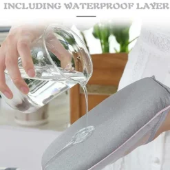 Outlet LBSS Handhållen strykbräda med fingerbåge Värmebeständig Anti-scald ångande strykjärn Mitt Blue White Plaid