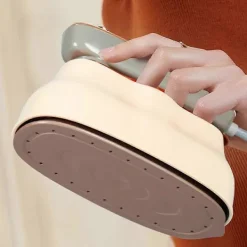 Clearance Handhållet strykjärn med temperaturindikator, kraftfull klädångare för klänningar och kostymer