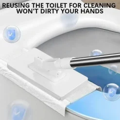 Best Handsfree Minimopp för Klädbyte med Engångsvåtservetter och 4 Återanvändbara Dukar White