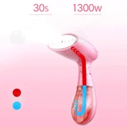 Hot INNOVTEC Handstrykjärn - INN® - Bärbar elektrisk strykjärn - 1300W - Rostfritt stål - Rosa