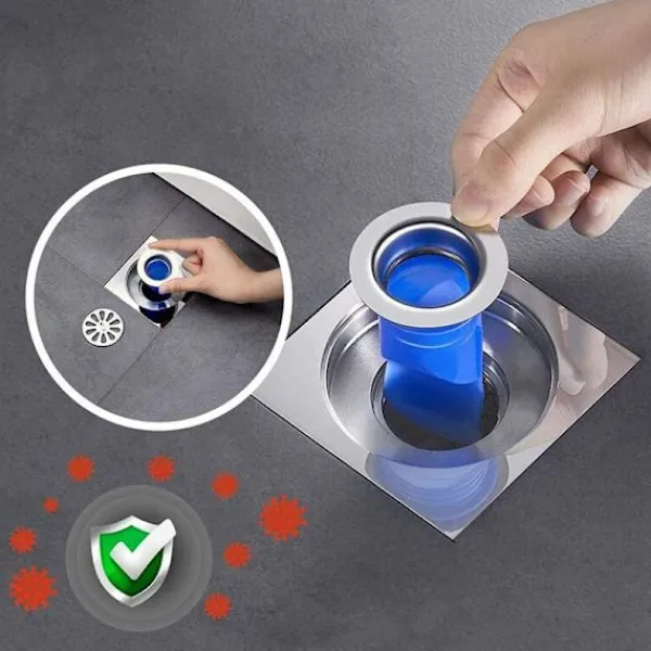 Online Helt koppar rostfritt stål silikon avloppsskydd Självstängande inre kärna, insektssäker golvavloppsskydd inre kärna-kök/vattenventil/badrum