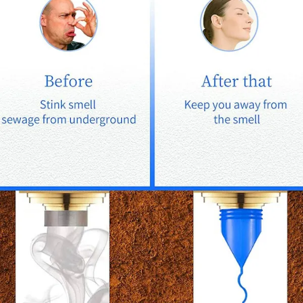 Online Helt koppar rostfritt stål silikon avloppsskydd Självstängande inre kärna, insektssäker golvavloppsskydd inre kärna-kök/vattenventil/badrum